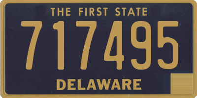 DE license plate 717495