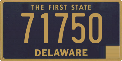 DE license plate 71750