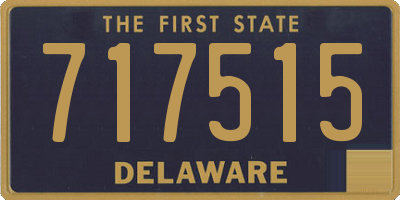 DE license plate 717515