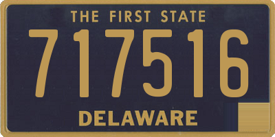 DE license plate 717516