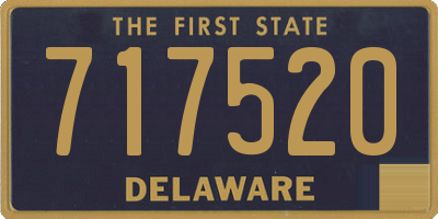 DE license plate 717520