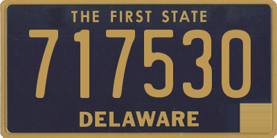DE license plate 717530