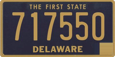 DE license plate 717550