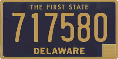 DE license plate 717580