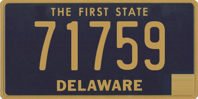 DE license plate 71759