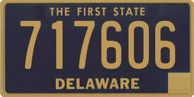 DE license plate 717606