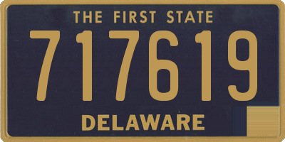 DE license plate 717619