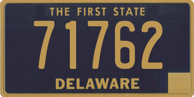 DE license plate 71762