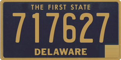DE license plate 717627