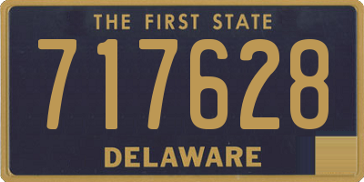 DE license plate 717628