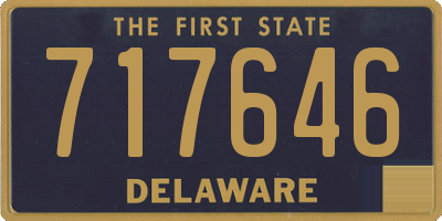 DE license plate 717646