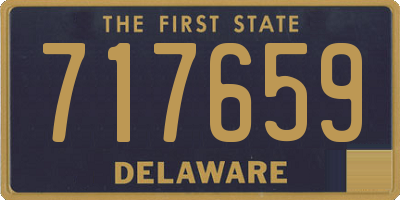 DE license plate 717659