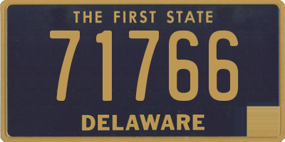 DE license plate 71766