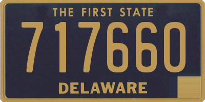 DE license plate 717660