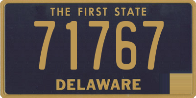 DE license plate 71767