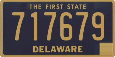 DE license plate 717679