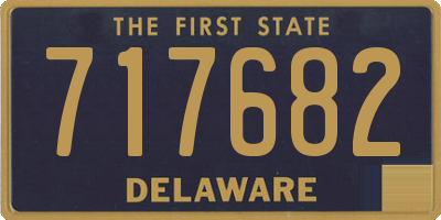 DE license plate 717682