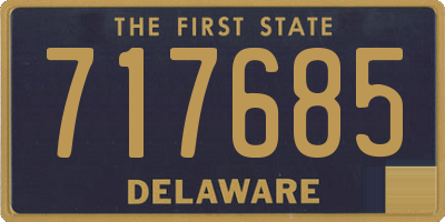 DE license plate 717685
