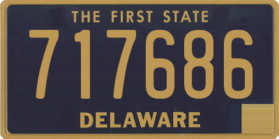 DE license plate 717686