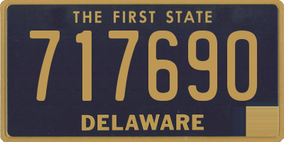 DE license plate 717690