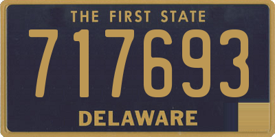 DE license plate 717693