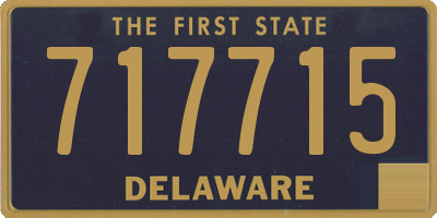 DE license plate 717715