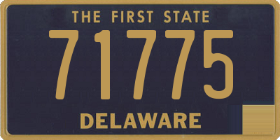 DE license plate 71775