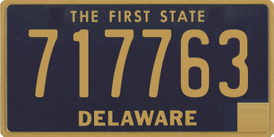 DE license plate 717763