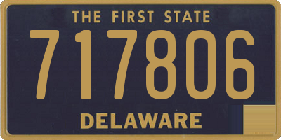 DE license plate 717806