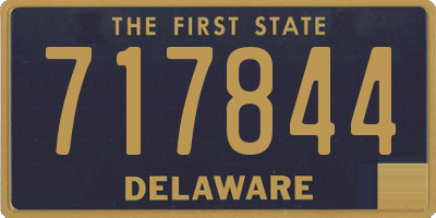 DE license plate 717844