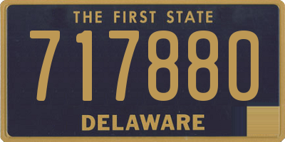 DE license plate 717880