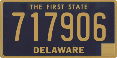 DE license plate 717906