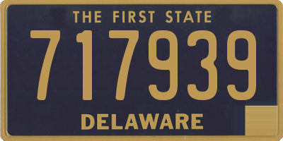 DE license plate 717939