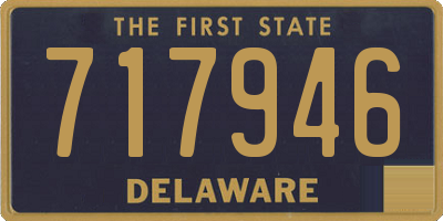 DE license plate 717946
