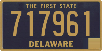DE license plate 717961
