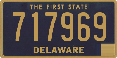 DE license plate 717969