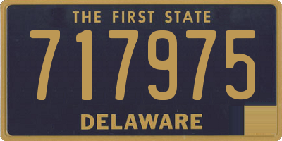 DE license plate 717975