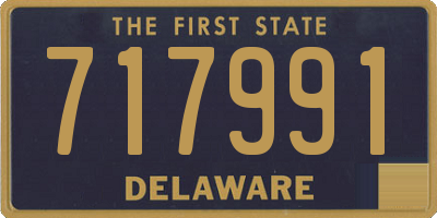DE license plate 717991