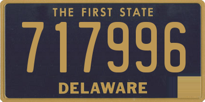 DE license plate 717996