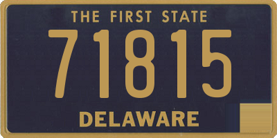 DE license plate 71815