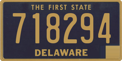 DE license plate 718294