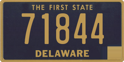 DE license plate 71844