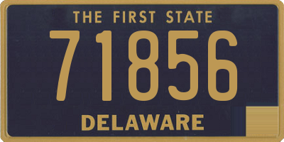 DE license plate 71856