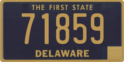 DE license plate 71859