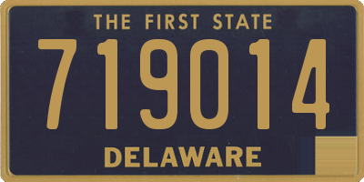 DE license plate 719014