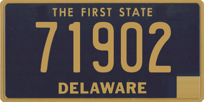 DE license plate 71902