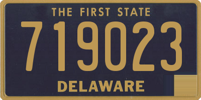 DE license plate 719023