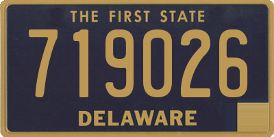 DE license plate 719026