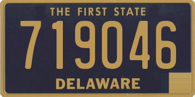 DE license plate 719046