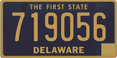 DE license plate 719056